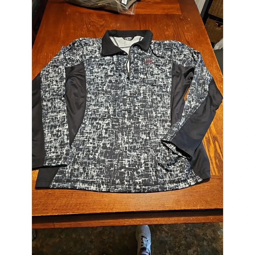 The North Face Men's 1/4 Zip Pullover Geometric-Color Long Sleeve Mens XL (A626)